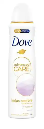 De Online Drogist Dove Clean Touch Deodorant Spray aanbieding