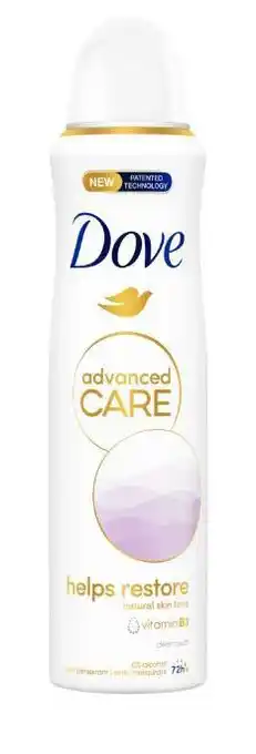 De Online Drogist Dove Clean Touch Deodorant Spray aanbieding