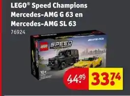 Kruidvat LEGO® Speed Champions Mercedes-AMG G 63 en. Mercedes-AMG SL 63 aanbieding