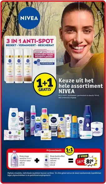 Kruidvat Keuze uit het hele assortiment NIVEA aanbieding