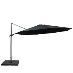 Action Zweefparasol XL - Zwart aanbieding