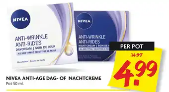 Dekamarkt Nivea Anti-Age creme 50ml aanbieding