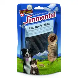 Zooplus Voordeelpakket: 8x90g DeliBest Simmental Rund Beef Beefy Stick hondensnacks aanbieding