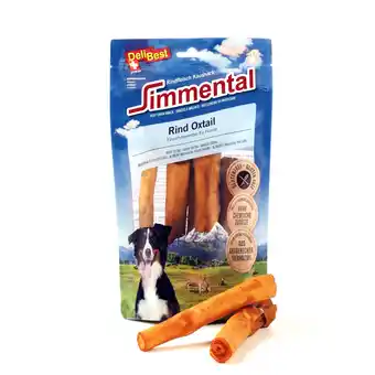 Zooplus Dubbelpak: 2x200g DeliBest Simmental Rund Ossenstaart hondensnacks aanbieding