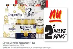 Jumbo Corona, Karmeliet, Hoegaarden of Bud Alcoholhoudend of 0.0% aanbieding