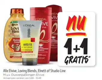 Jumbo Alle Elvive, Loving Blends, Elnett of Studio Line aanbieding