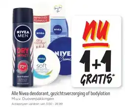 Jumbo Alle Nivea deodorant, gezichtsverzorging of bodylotion aanbieding