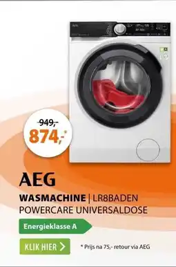 Expert AEG LR8BADEN PowerCare UniversalDose aanbieding