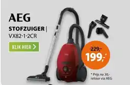 Expert AEG VX82-1-2CR Rood aanbieding