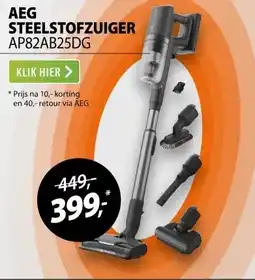 Expert AEG AP82AB25DG Donkergrijs aanbieding