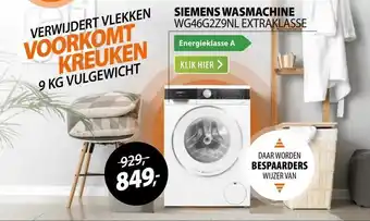 Expert Siemens WG46G2Z9NL extraKlasse aanbieding