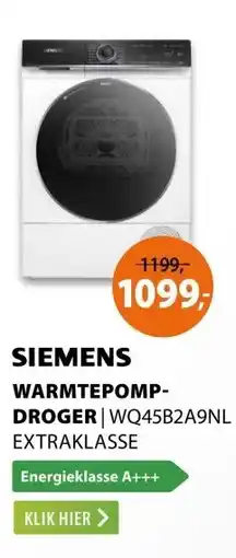 Expert Siemens WQ45B2A9NL extraKlasse aanbieding