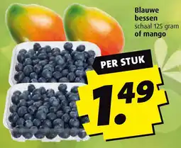 Boni Blauwe bessen of mango aanbieding