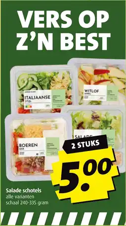 Boni Salade schotels aanbieding