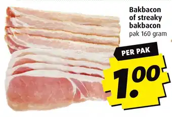 Boni Bakbacon of streaky bakbacon aanbieding