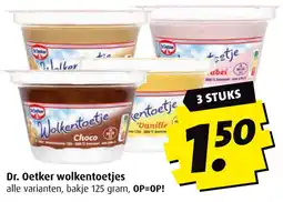 Boni Dr. Oetker wolkentoetjes aanbieding