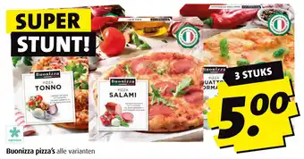 Boni Buonizza pizza's aanbieding