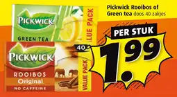 Boni Pickwick Rooibos of Green tea aanbieding