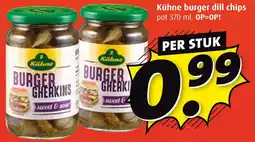 Boni Kühne burger dill chips aanbieding