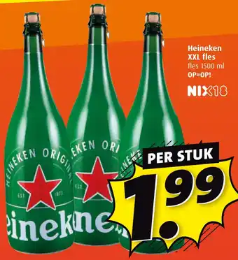 Boni Heineken XXL fles aanbieding