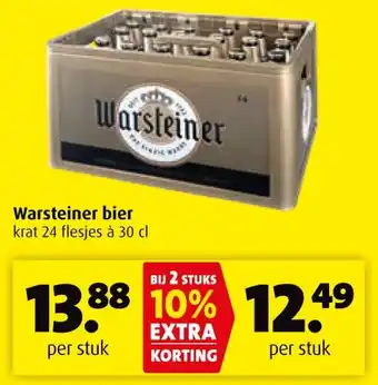 Boni Warsteiner bier aanbieding