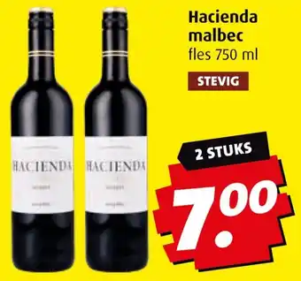 Boni Hacienda malbec aanbieding