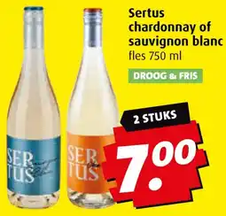 Boni Sertus chardonnay of sauvignon blanc aanbieding