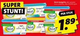 Boni Becel margarine aanbieding