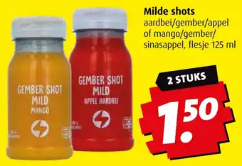 Boni Milde shots aanbieding