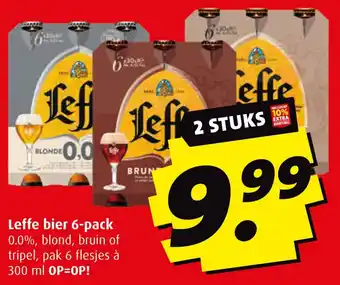 Boni Leffe bier 6-pack aanbieding