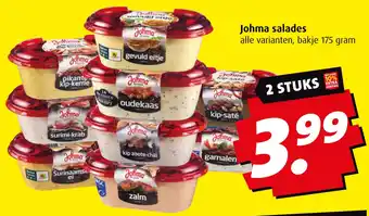 Boni Johma salades aanbieding