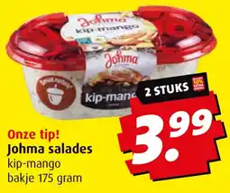 Boni Johma salades aanbieding