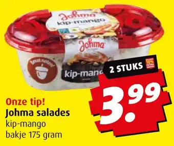 Boni Johma salades aanbieding