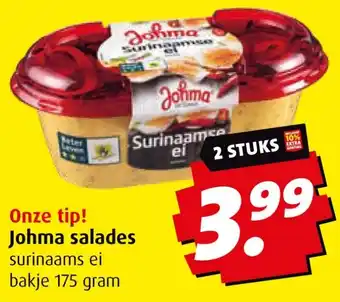 Boni Johma salades aanbieding