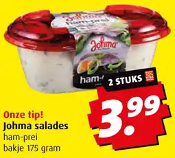 Boni Johma salades aanbieding