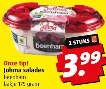 Boni Johma salades aanbieding