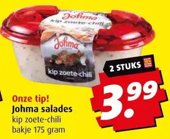 Boni Johma salades aanbieding