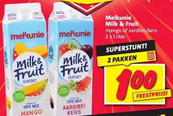 Nettorama Melkunie Milk & Fruit aanbieding