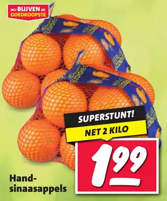 Nettorama Handsinaasappels aanbieding