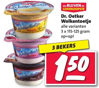 Nettorama Dr. Oetker Wolkentoetje aanbieding