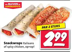 Nettorama Snackwraps Italiaans aanbieding