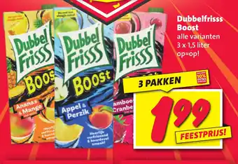 Nettorama Dubbelfrisss Boost aanbieding