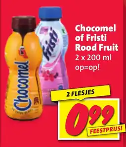 Nettorama Chocomel of Fristi Rood Fruit aanbieding