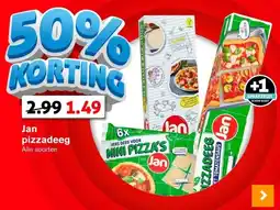 Hoogvliet Jan pizzadeeg aanbieding