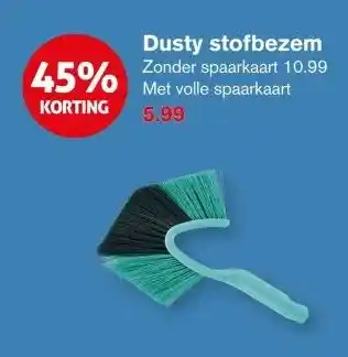 Hoogvliet Dusty stofbezem aanbieding