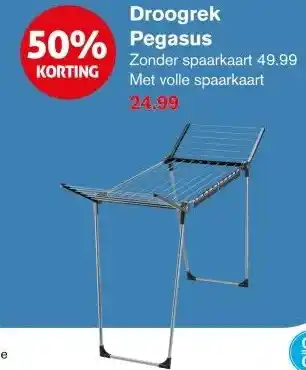 Hoogvliet Droogrek Pegasus aanbieding