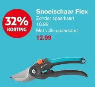 Hoogvliet Snoeischaar Flex aanbieding