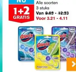 Hoogvliet Glorix toiletblok aanbieding