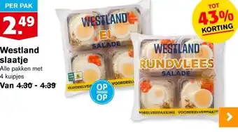 Hoogvliet Westland slaatje aanbieding