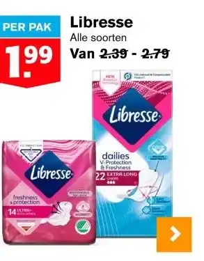 Hoogvliet Libresse aanbieding